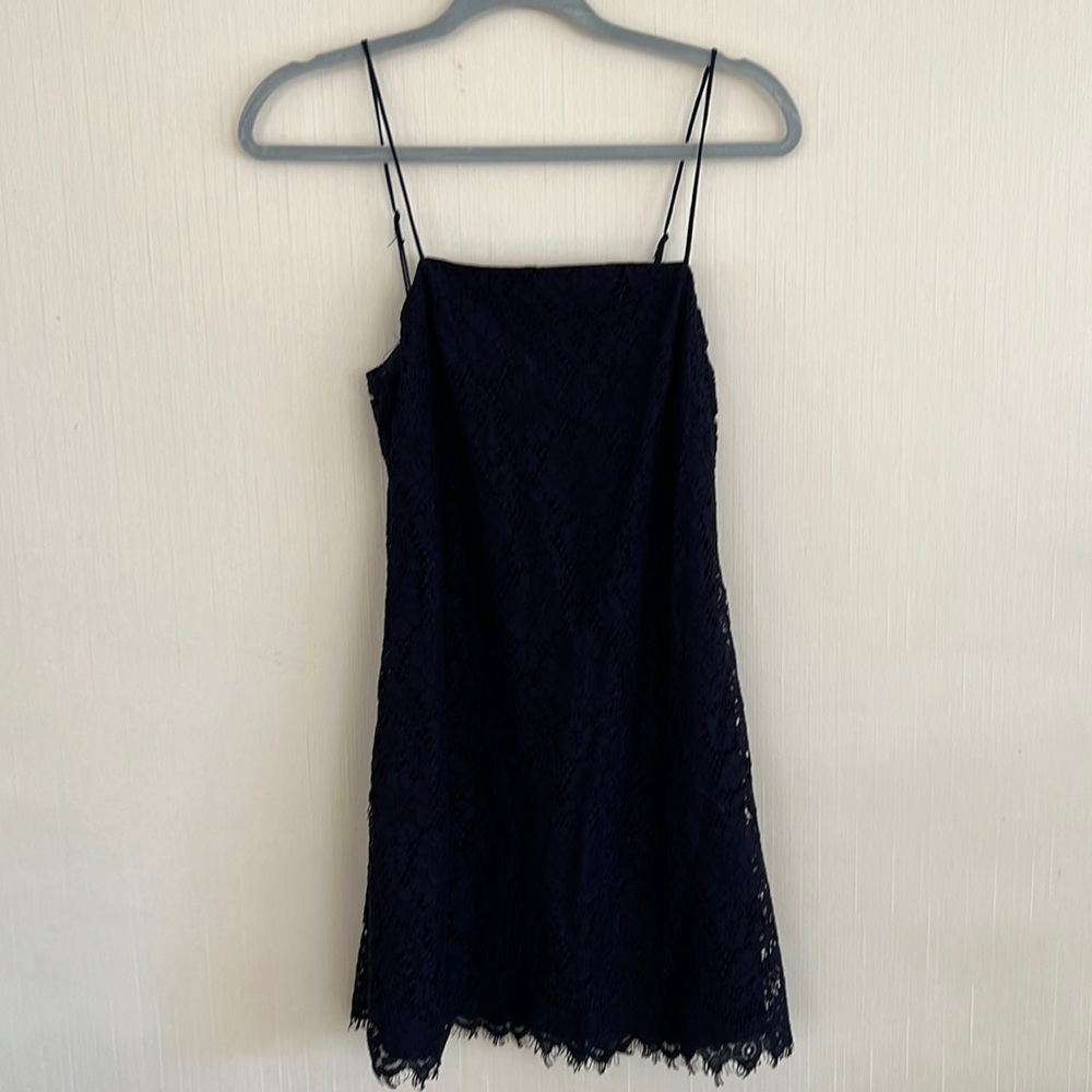 Navy blue lace dress! NWT size small